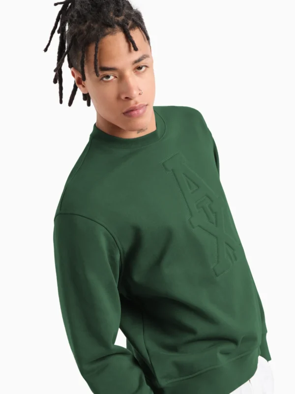 A/X Green Crew Neck Sweatshirt - Image 4