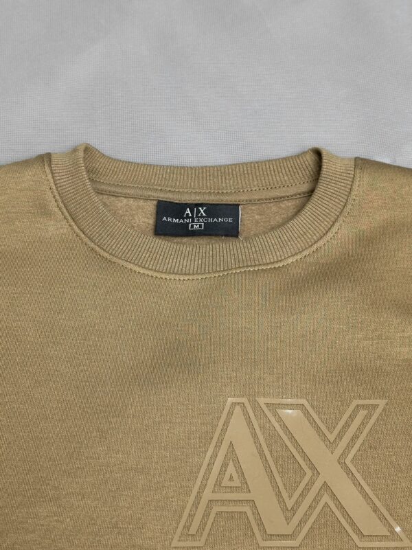 A/X Men's Premium Fleece Camel Sweatshirt - Image 3