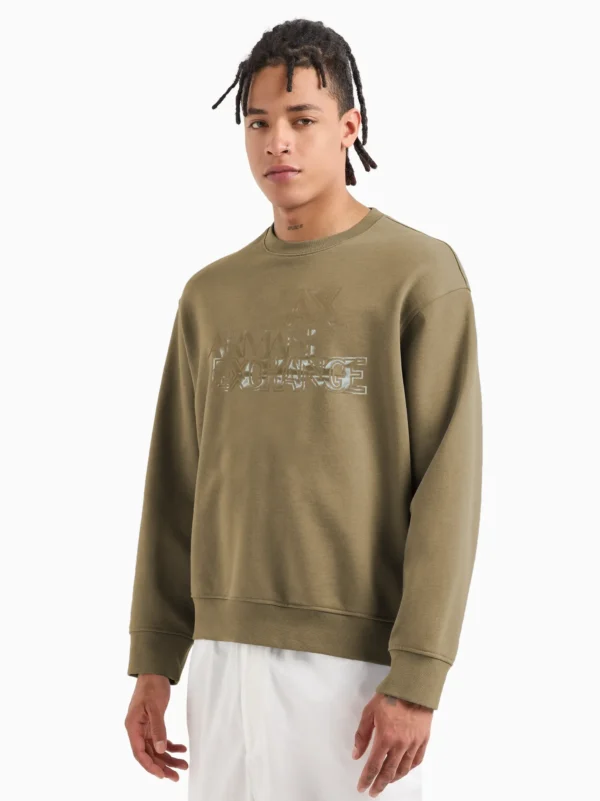 A/X Men's Premium Fleece Camel Sweatshirt