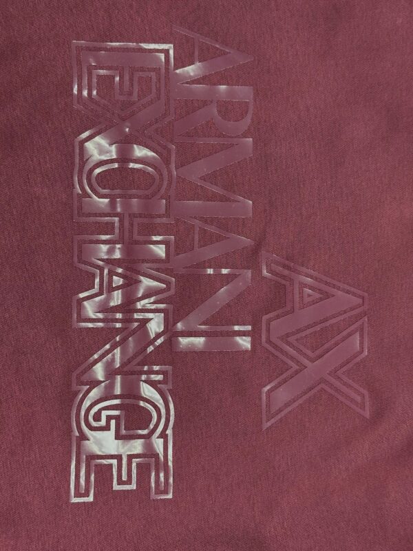 A/X Men's Premium Fleece Maroon Sweatshirt - Image 4