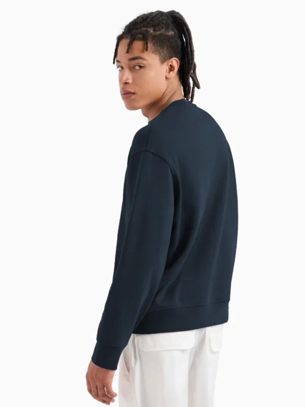 A/X Navy Blue Crew Neck Sweatshirt - Image 3