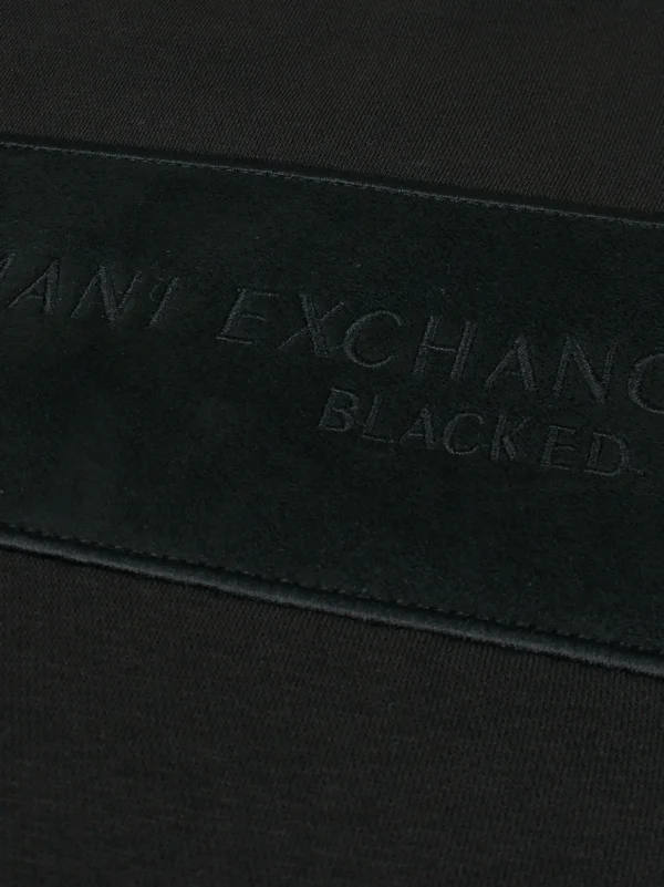 Black Embroidery chest Logo Sweatshirt - Image 3