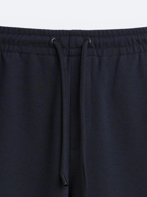 Easy Care Jogger Waistband Blue Trouser for men - Image 2