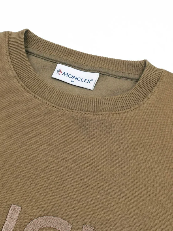 Men Front Logo Mustard Sweatshirt - Image 7