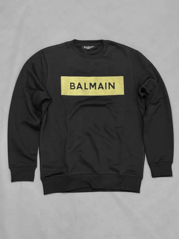 Men's Black Print Sweatshirt - Image 6