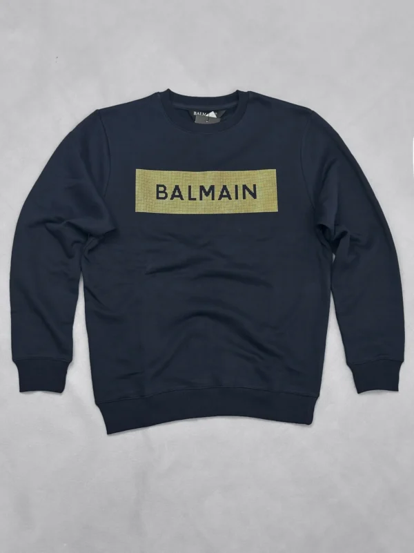 Men's Blue Print Sweatshirt - Image 5