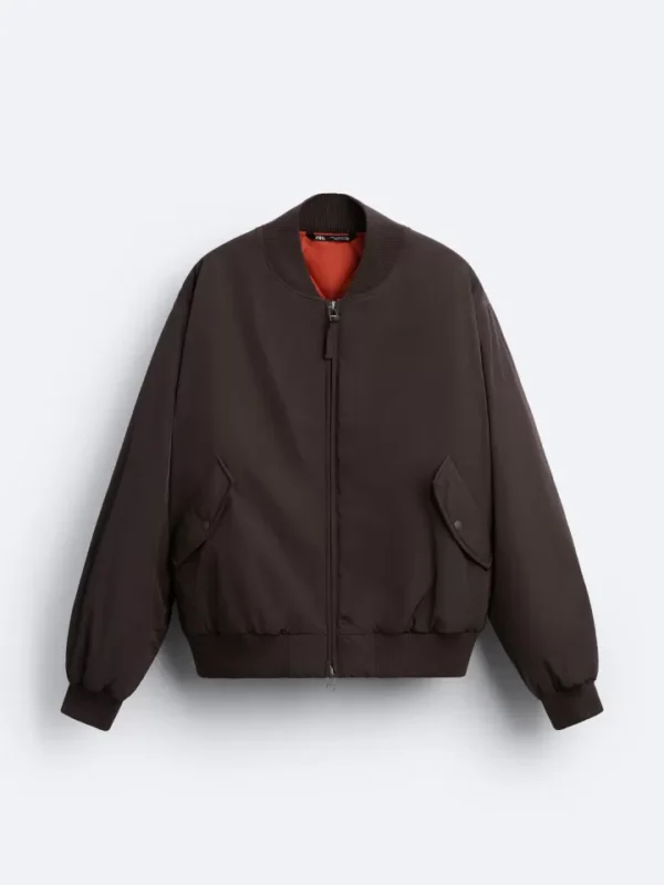 ZARA Men Brown Jackets