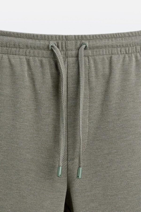 Easy Care Jogger Waistband Olive Trouser - Image 2