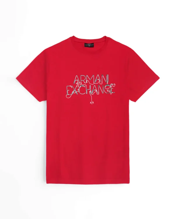 Exclusive [A.X] Signature Tee - Red - Image 2