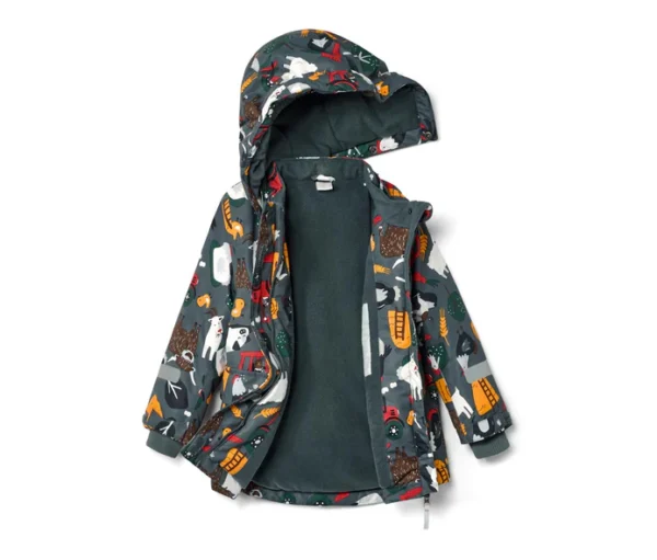 ANIMAL FARM HOODED PUFFER JACKET - Image 2