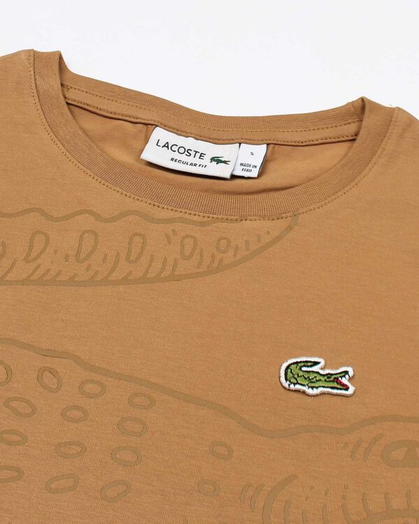 Exclusive LCST Croc T-shirt Brown - Image 3