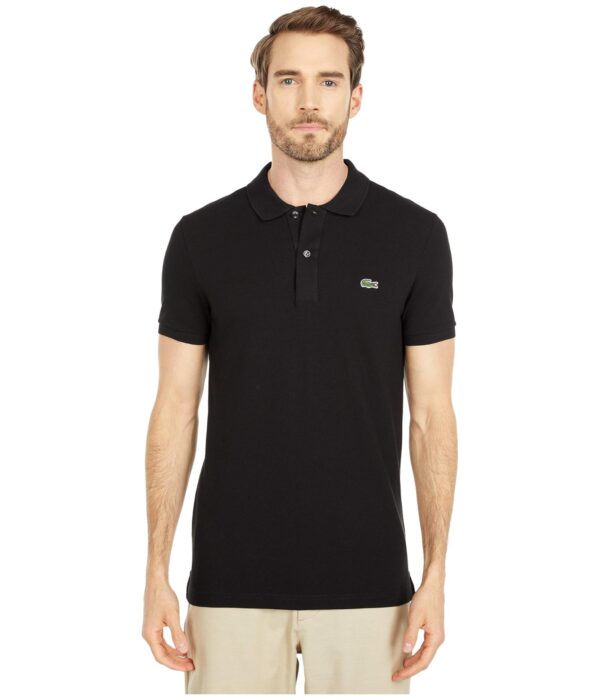 Short Sleeve Slim Fit Pique Polo