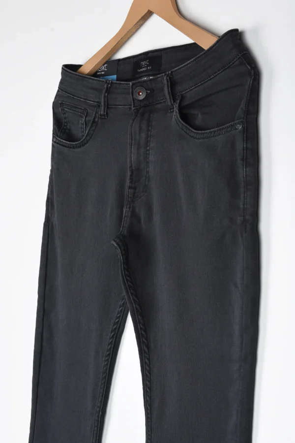 TAPERED SLIM TERRY JEANS - Image 4