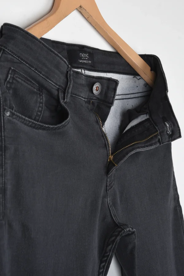 TAPERED SLIM TERRY JEANS - Image 3