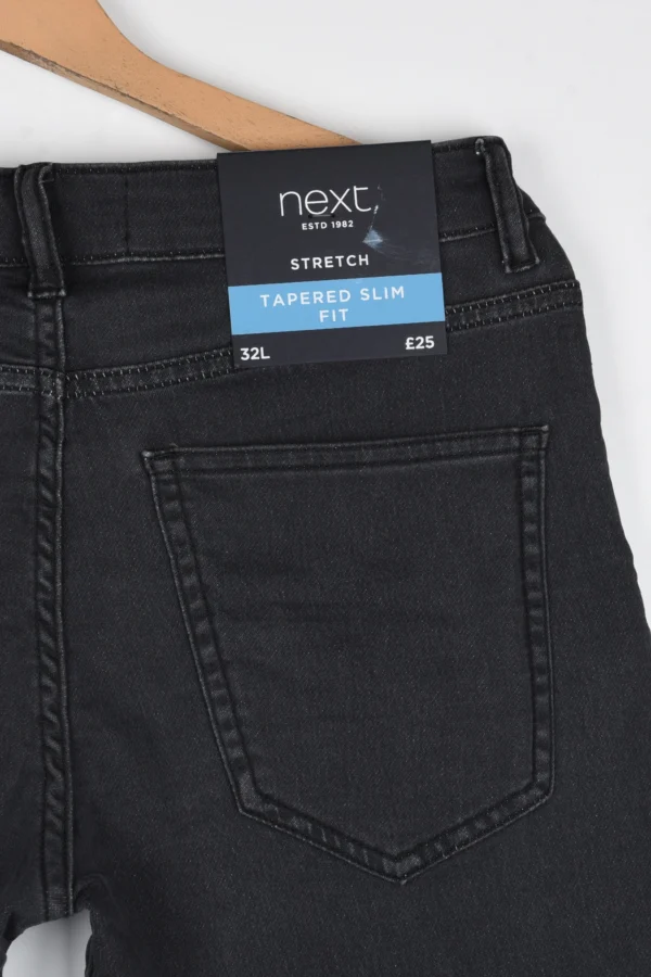 TAPERED SLIM TERRY JEANS - Image 2