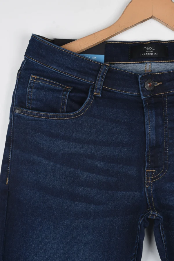 TAPERED SLIM TERRY JEANS - Image 2