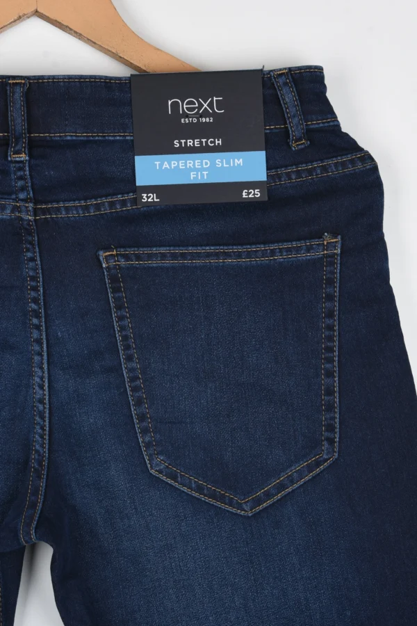 TAPERED SLIM TERRY JEANS - Image 3