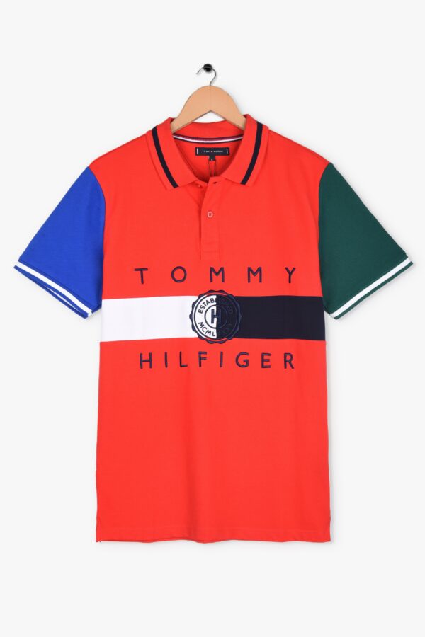 COLOR BLOCK POLO SHIRT