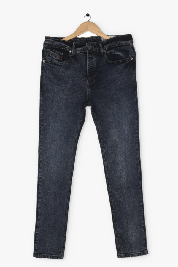 STONE WASH SLIM JEANS