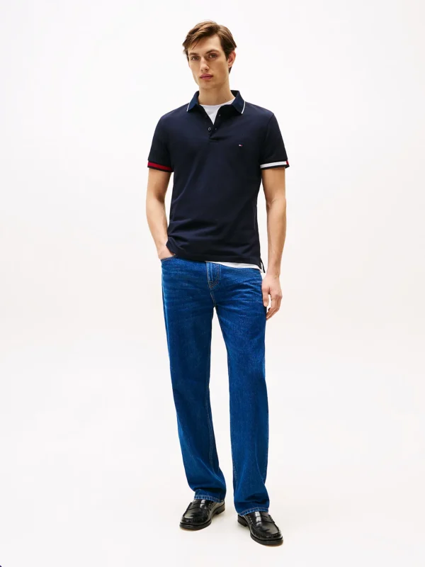 Slim Fit Signature Cuff Polo Shirt - Image 2