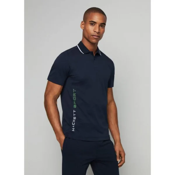 LUXURY TOUCH NAVY POLO SHIRTS - Image 6