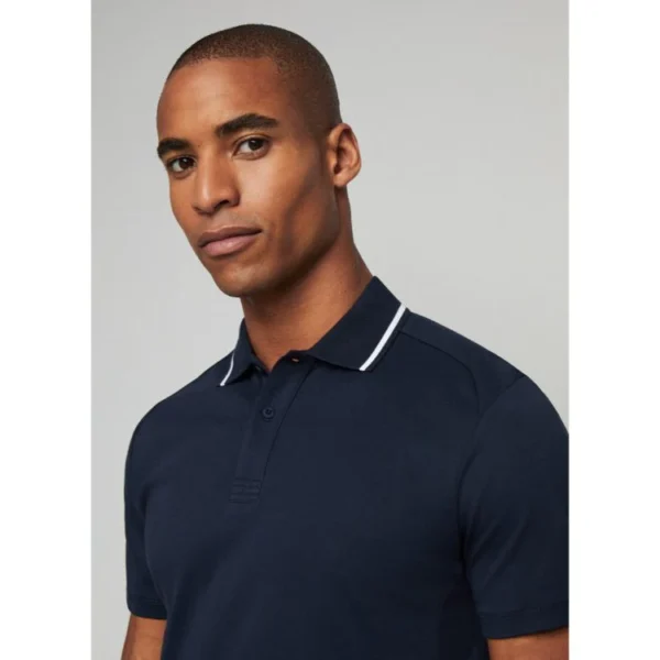 LUXURY TOUCH NAVY POLO SHIRTS - Image 5