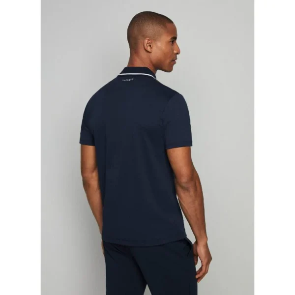 LUXURY TOUCH NAVY POLO SHIRTS - Image 4