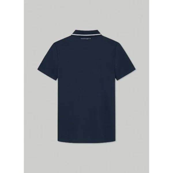 LUXURY TOUCH NAVY POLO SHIRTS - Image 3