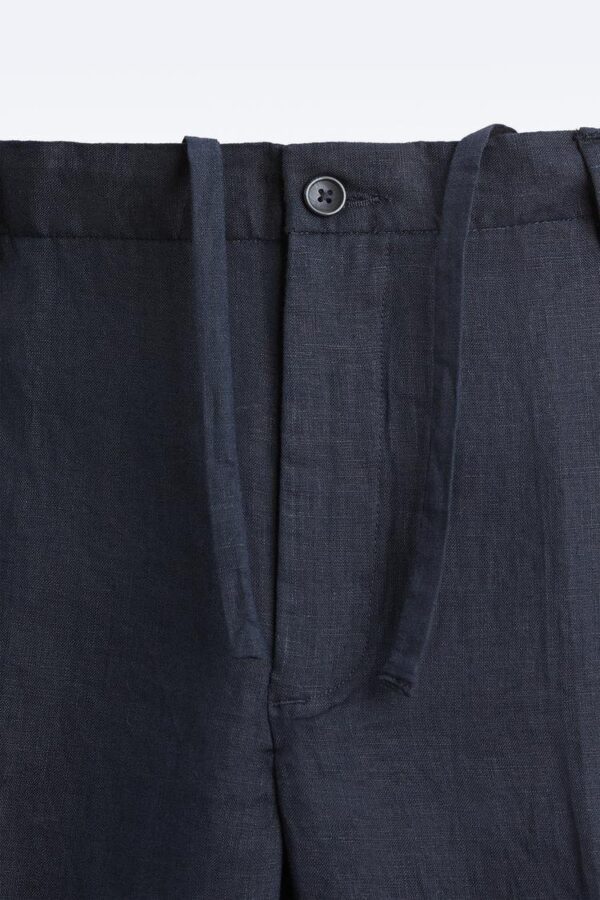 ZR Linen Straight Fit Trouser - Image 2