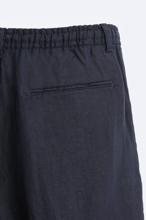 ZR Linen Straight Fit Trouser - Image 6