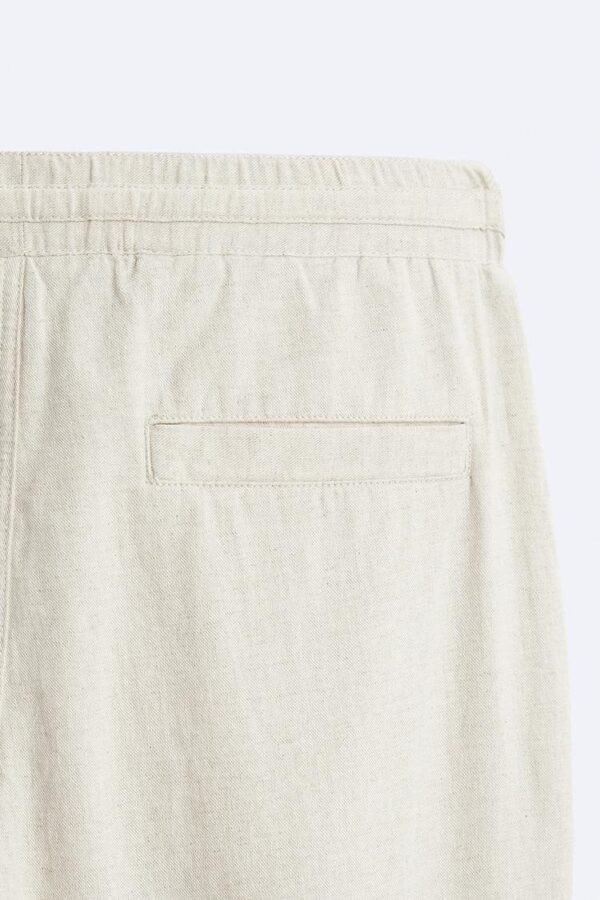 ZR Linen Straight Fit Trouser - Image 7