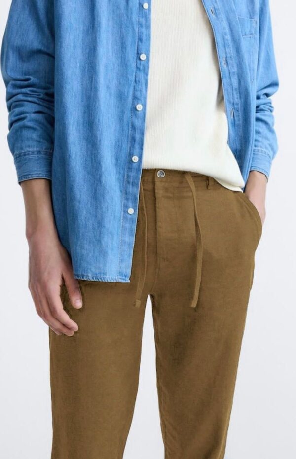 ZR Linen Straight Fit Trouser