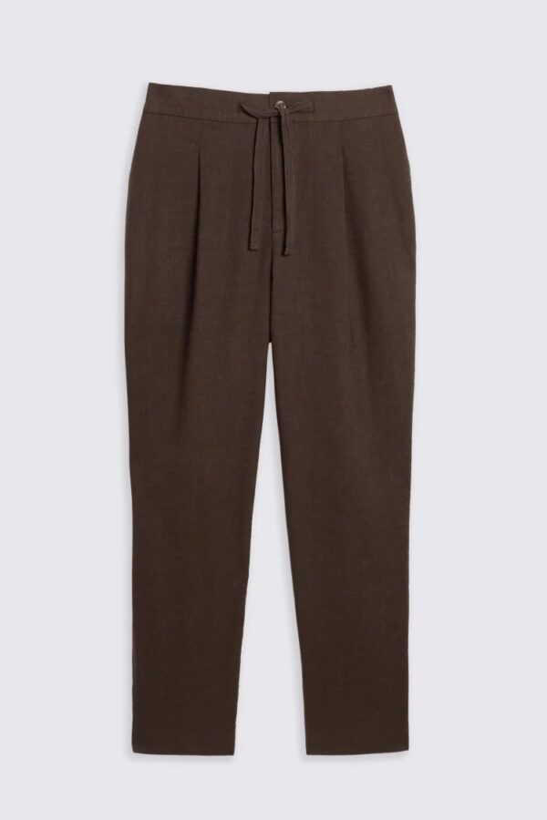 ZR Linen Straight Fit Trouser - Image 4