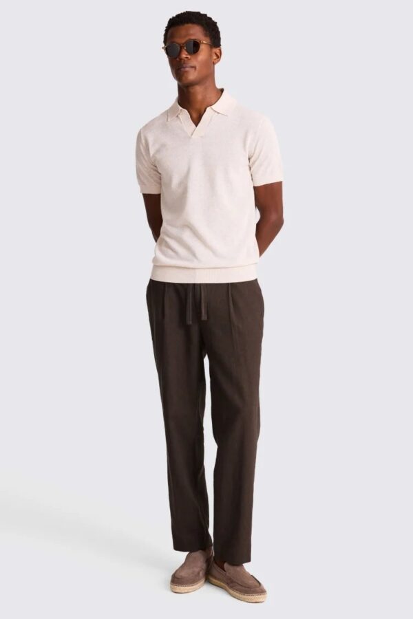 ZR Linen Straight Fit Trouser - Image 3
