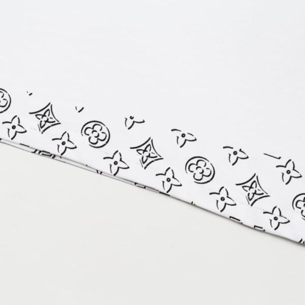 Embellished Oversized Damier  T-Shirt - Image 4