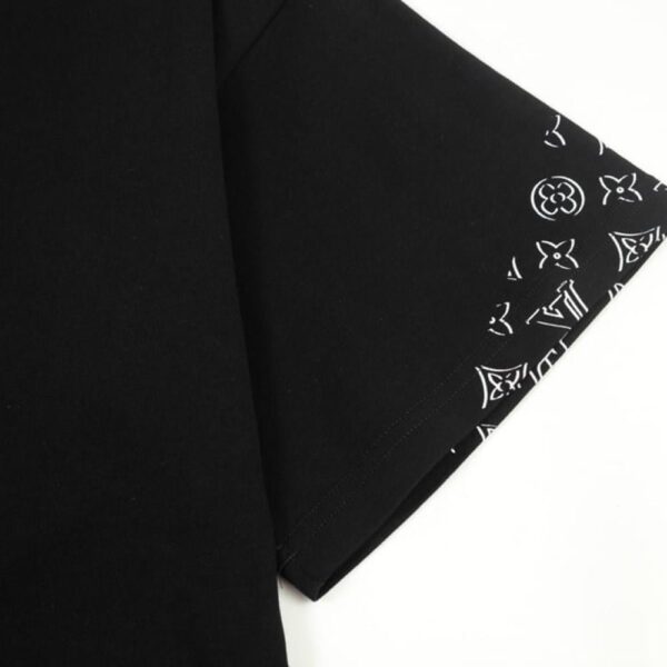 Embellished Oversized Damier  T-Shirt - Image 5