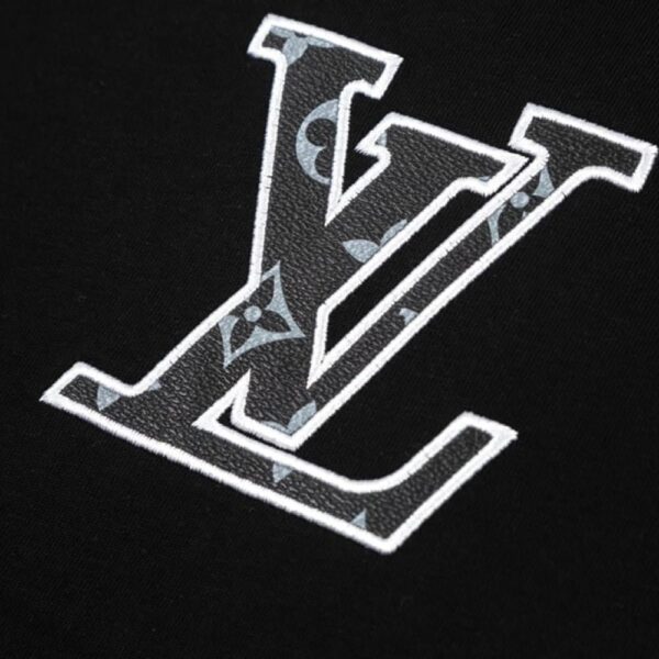 Embellished Oversized Damier  T-Shirt - Image 2
