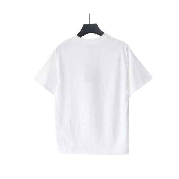 Dior Classic Letter Embossed Round Neck Short Sleeve T-shirt - Image 3