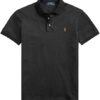 RL Custom Fit Soft Pique Cotton Polo Shirt ( Charcoal Grey )