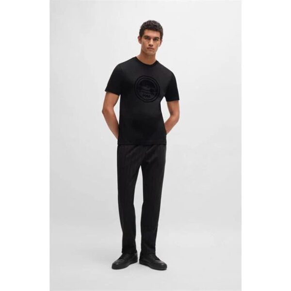 Porsche x BOSS T-shirt Capsule logo  mercerised Cotton - Image 4