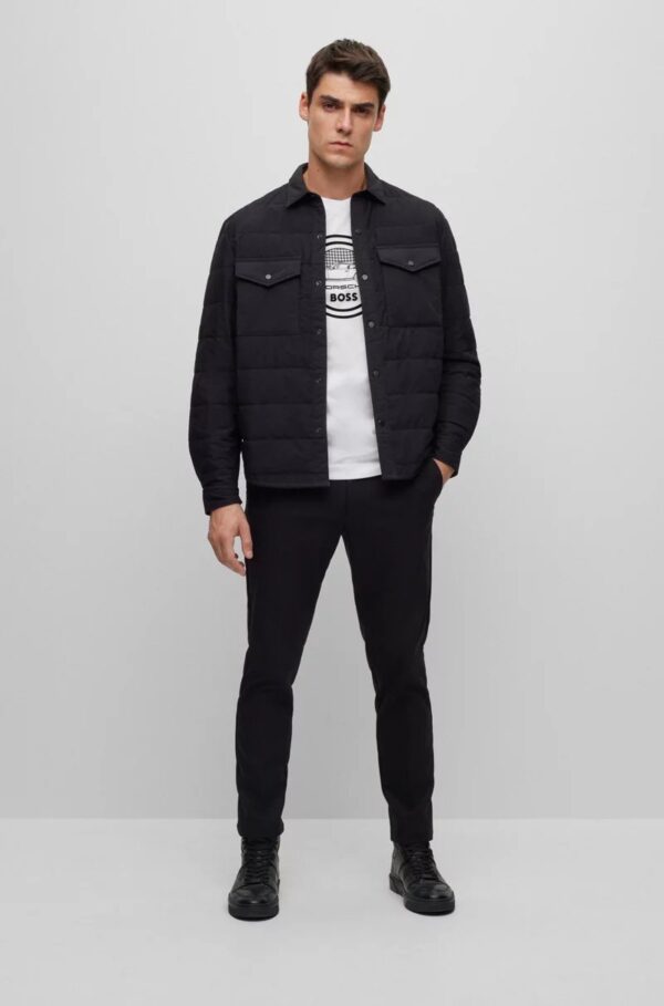 Porsche x BOSS T-shirt Capsule logo mercerised Cotton - Image 5
