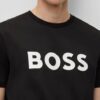 Boss logo-print cotton T-shirts