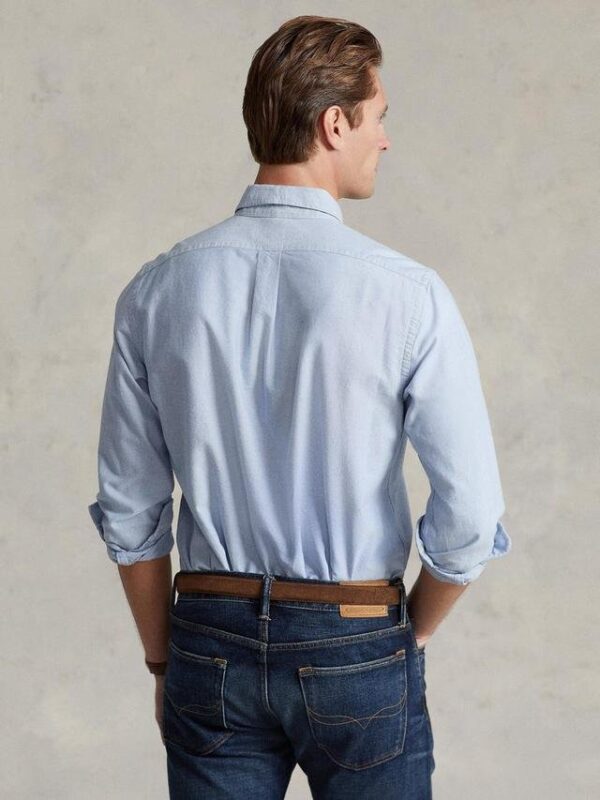 RL Slim Fit Oxford Cotton Button Down Shirts - Image 3