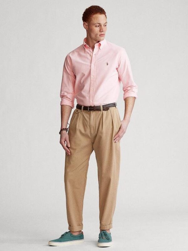 RL Slim Fit Oxford Cotton Button Down Shirts - Image 3