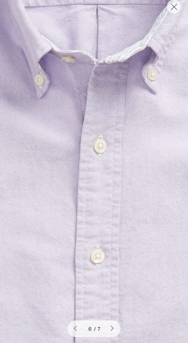 RL Slim Fit Oxford Cotton Button Down Shirts - Image 3