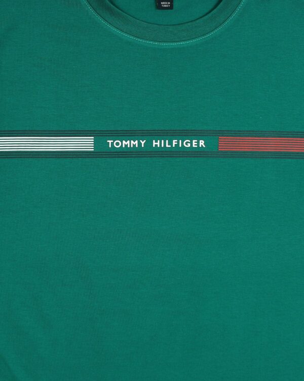 Premium Tommy High Men Tee - Green - Image 8