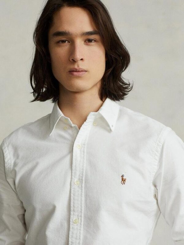 RL Slim Fit Oxford Cotton Button Down Shirts - Image 2