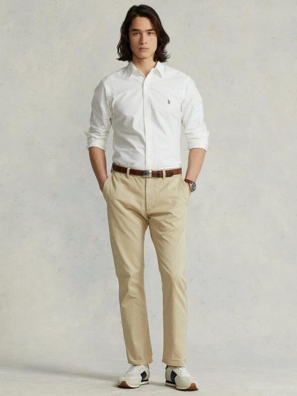 RL Slim Fit Oxford Cotton Button Down Shirts - Image 6
