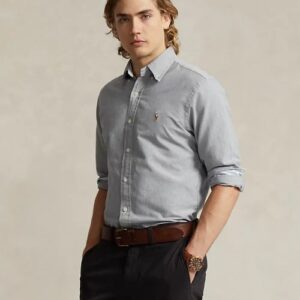 RL Slim Fit Oxford Cotton Button Down Shirts