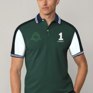 Hackett London Short Sleeve Multi Color Polo Shirt